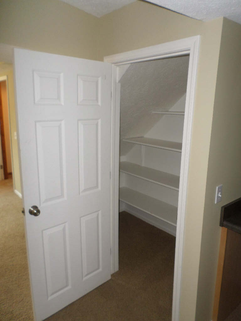Walk-in closet finished